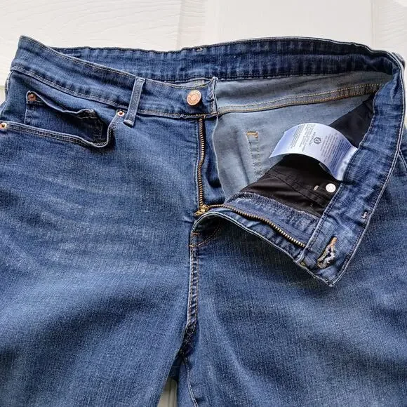 Levi Signature Gold Label Bootcut Jeans 16L W33 L34 blue medium wash high rise - Picture 5 of 15